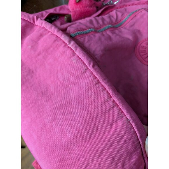 Kipling TRENT Backpack HYDRANGEA Bubblegum Pink BP3941 Mike Monkey Cute - Picture 10 of 10